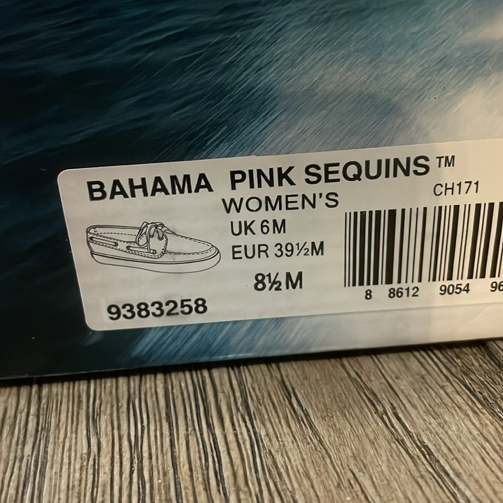 Sperry Top Sider Pink Sequin Size 8.5 Women’s - image 5